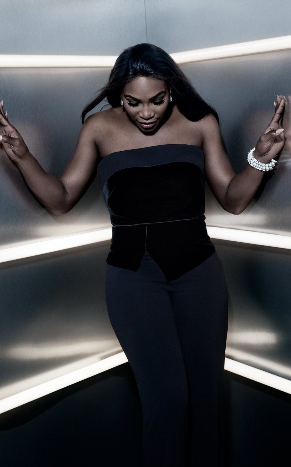 Serena Williams wearing the Audemars Piguet Diamond Outrage